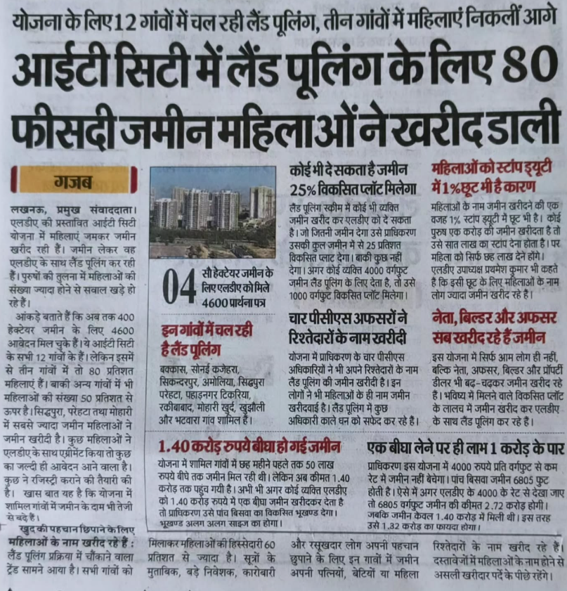 IT City Lucknow: Latest Newspaper Coverage