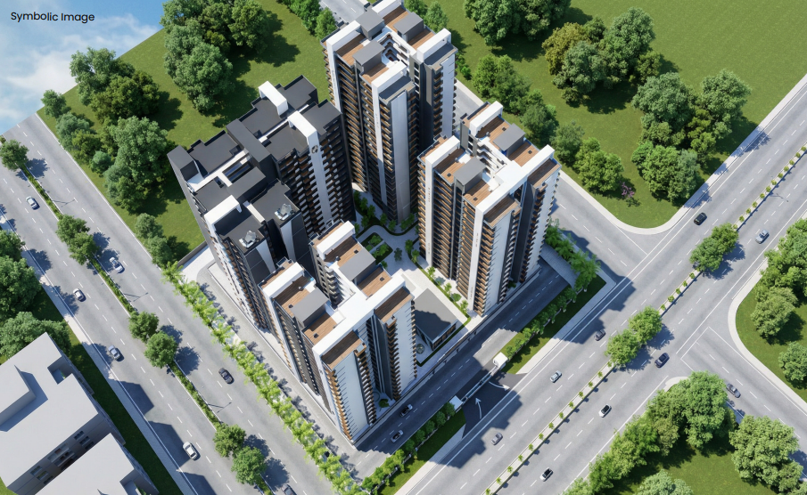 3 BHK + Study Flat for Sale in Park View Apartment, Lucknow
