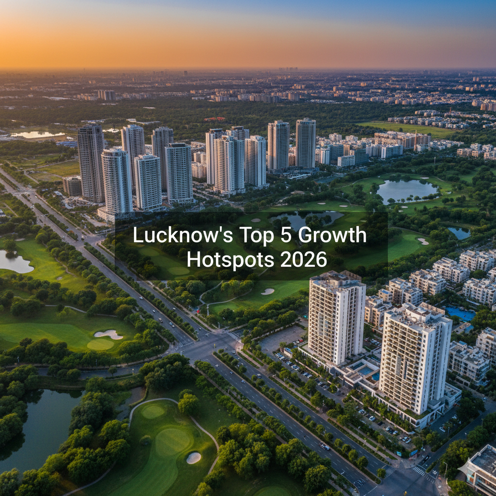 लखनऊ रियल एस्टेट 2026: टॉप 10 निवेश क्षेत्र, इंफ्रास्ट्रक्चर रिपोर्ट और खरीदारों के लिए पूर्ण गाइड
