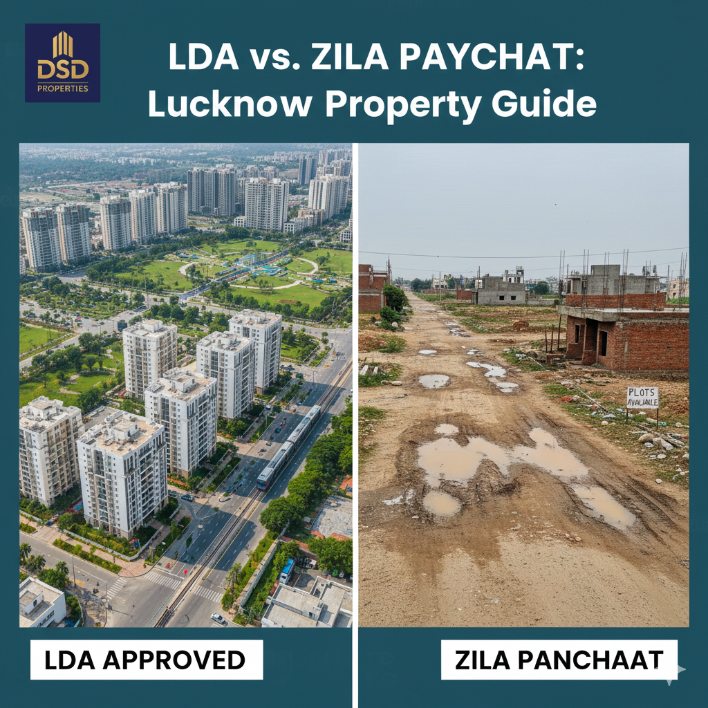 LDA बनाम जिला पंचायत: लखनऊ में प्रॉपर्टी खरीदने से पहले यह जरूर जानें