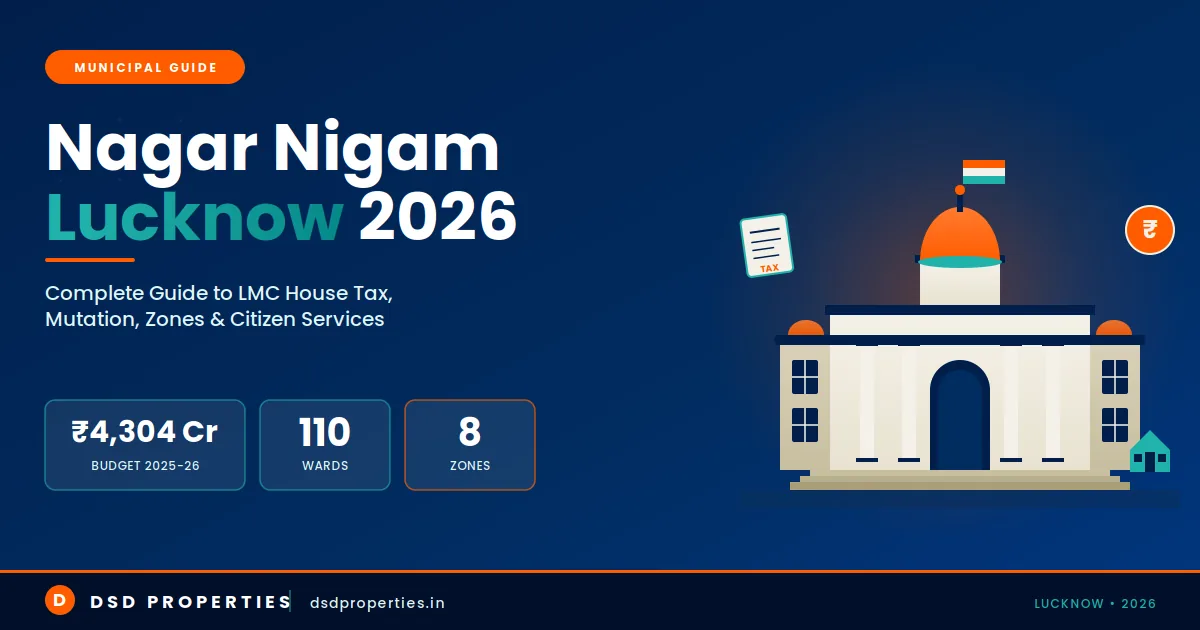 Nagar Nigam Lucknow 2026: House Tax, Mutation, Zones & Services — Complete Guide